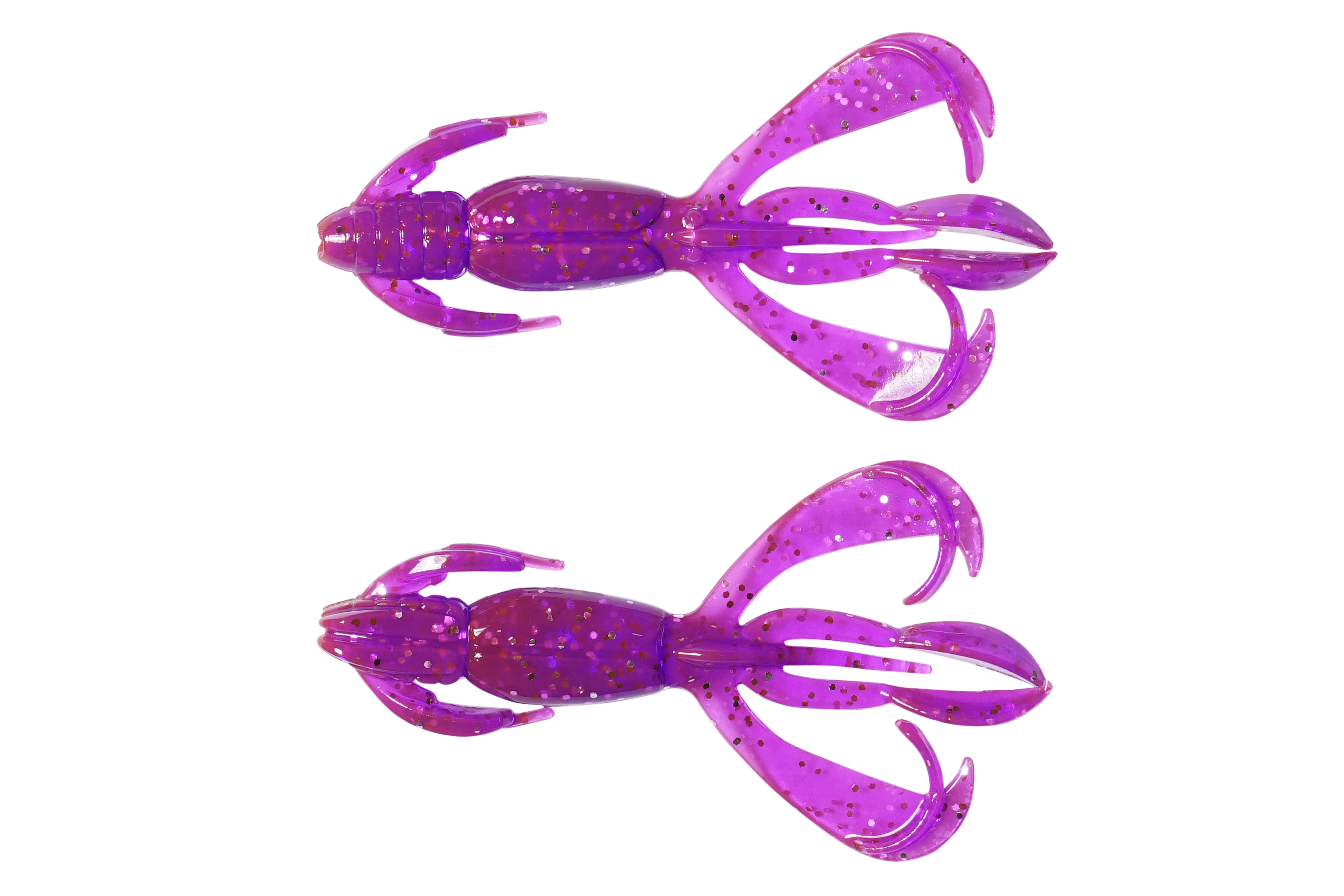 Keitech Crazy Flapper 2" 5.1cm 1g LT33S Purple Chameleon/Silver FLK 8pcs