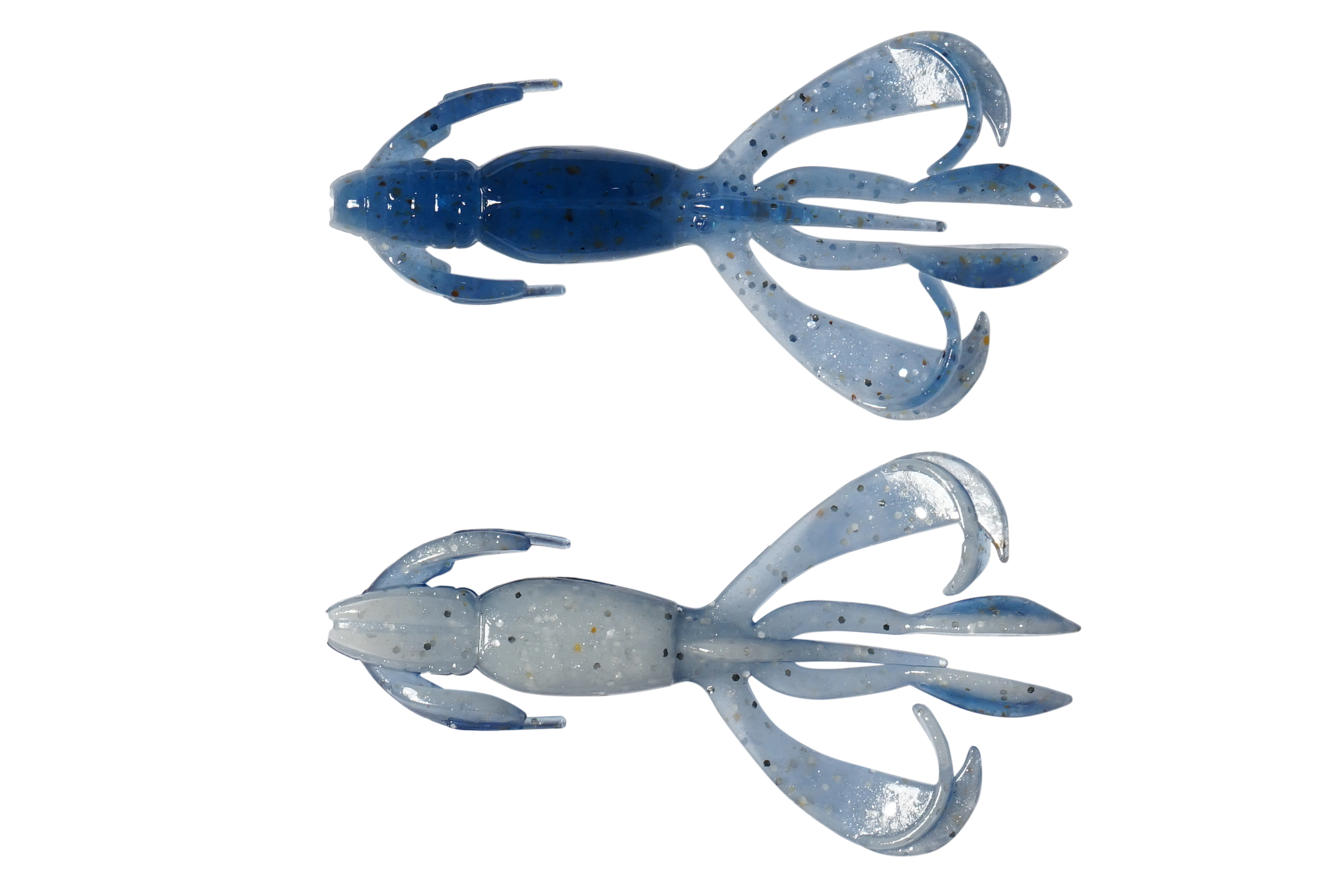 Keitech Crazy Flapper 2" 5.1cm 1g LT44T Blue Ice Shad 8pcs