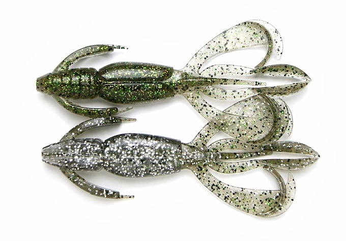 Keitech Crazy Flapper 2.8" 7.1cm 3.5g 460T Silver Flash Craw 8vnt
