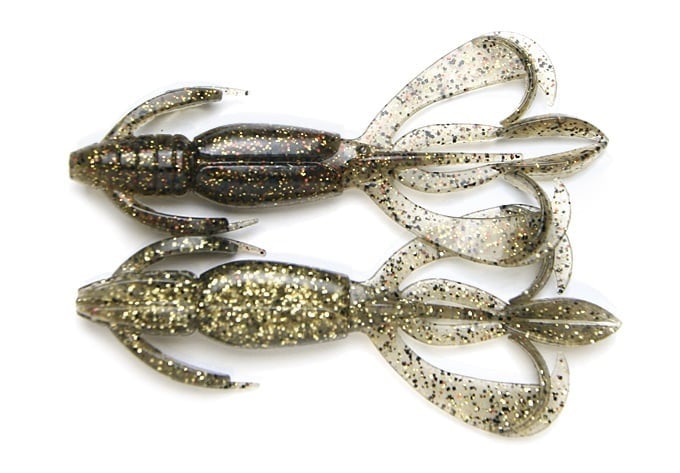 Keitech Crazy Flapper 4.4" 11.2cm 461T Gold Flash Craw 6vnt