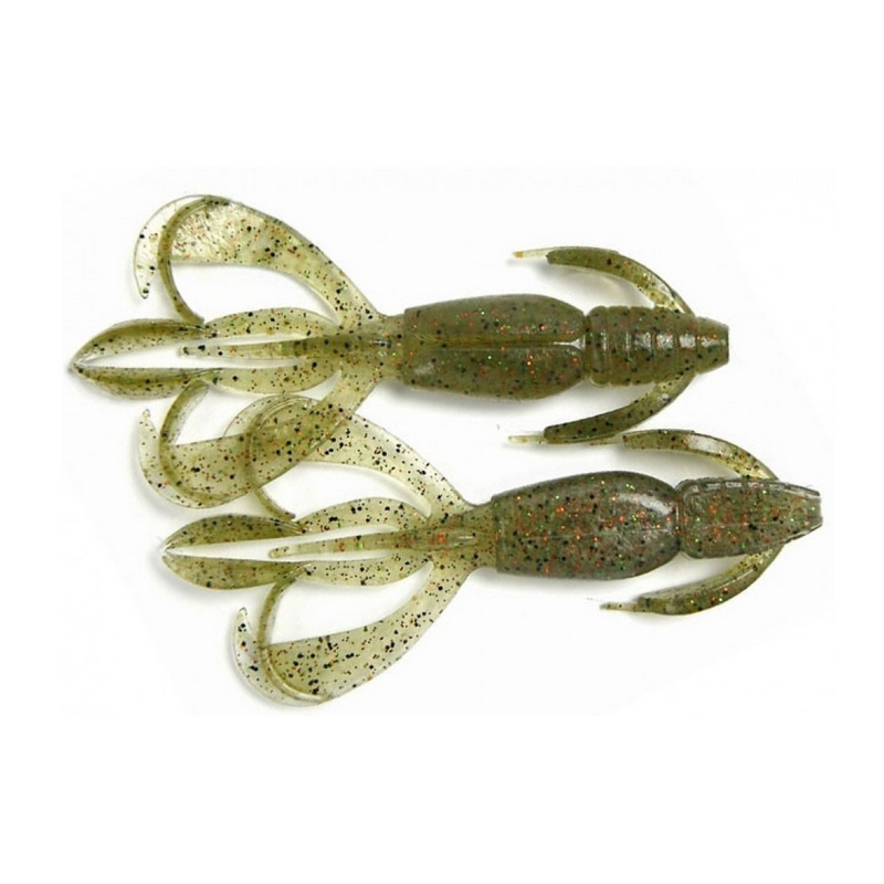 Keitech Crazy Flapper 2.4" 62mm 2.1g 532S Ginger Shrimp 10pcs