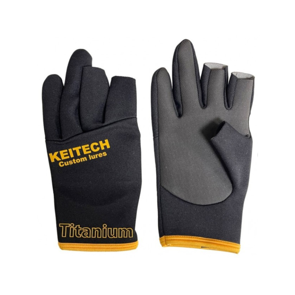 Keitech Neoprene gloves Titanium LLL