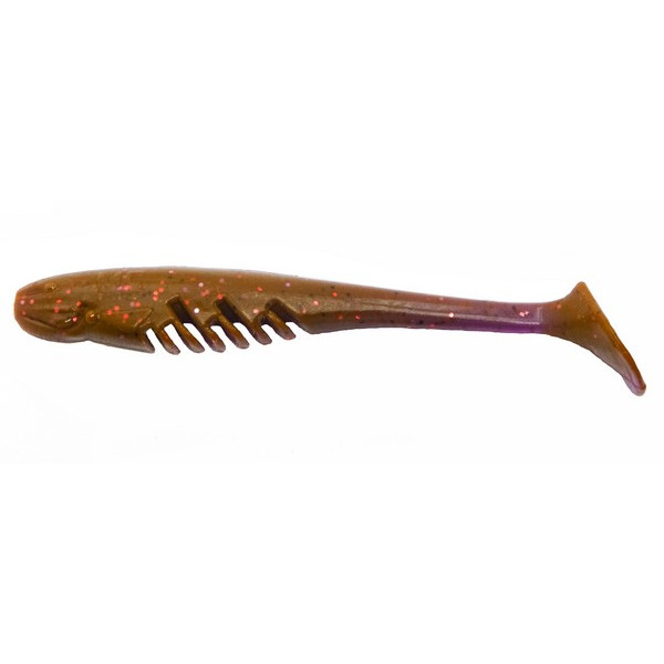 M5Craft Monster Shad 4" (4pcs.) #044 Lox Dark