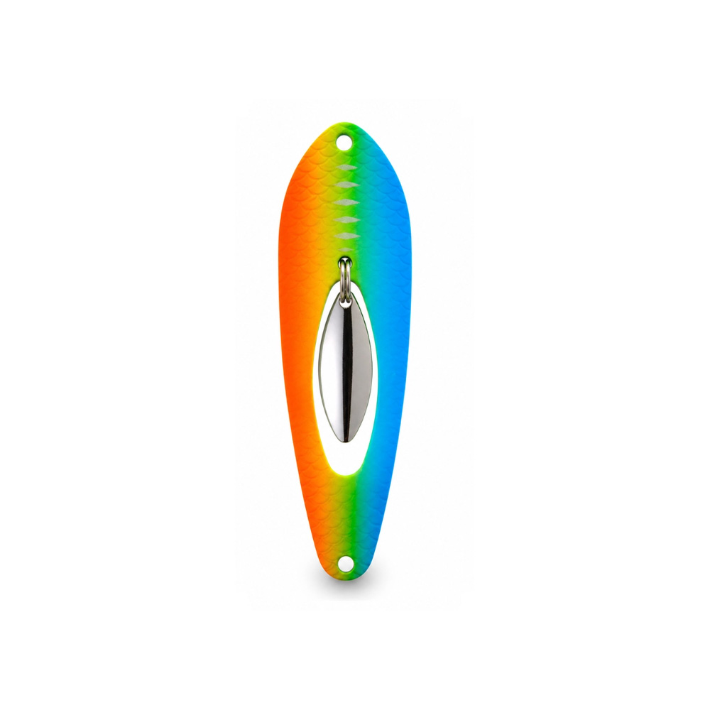 Element Hole Blade Spoon 24g Blue/Yellow/Red