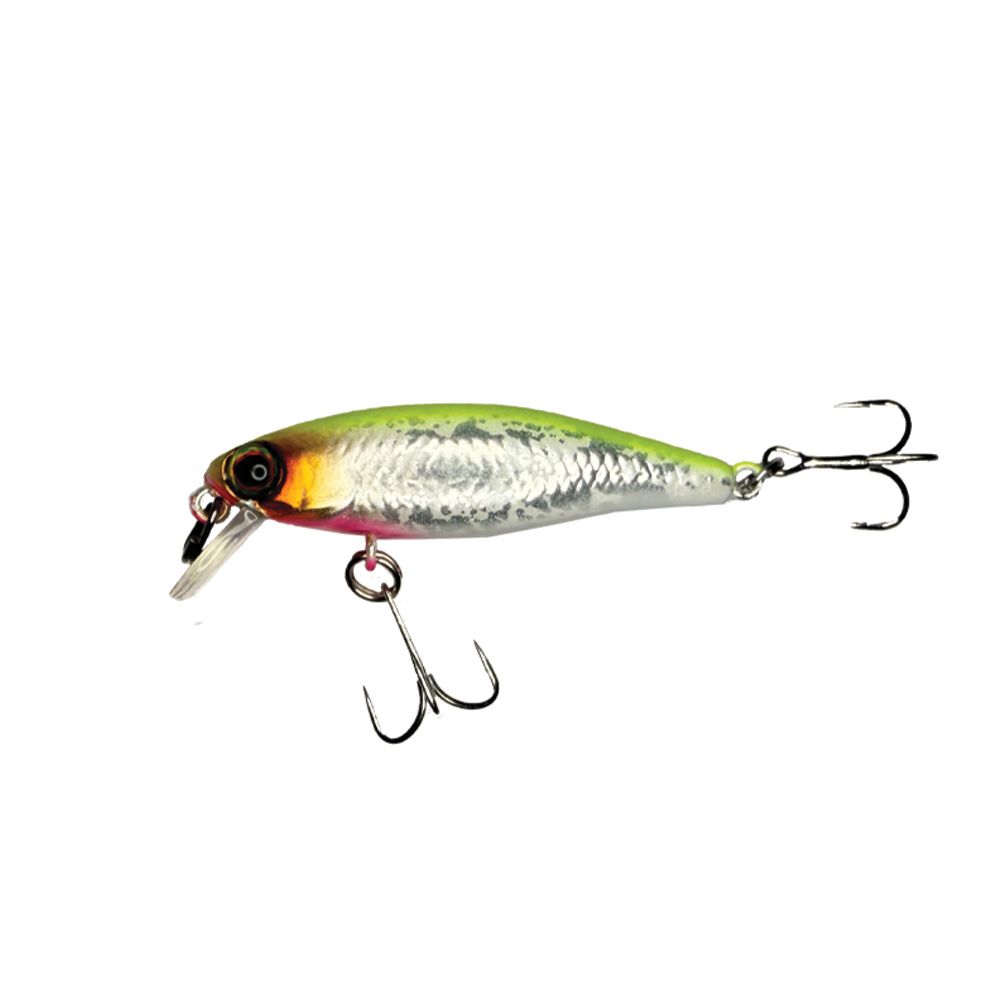 Jackall Tiny Fry 38SP 38mm 2.8g Injured Chart Back Pearl