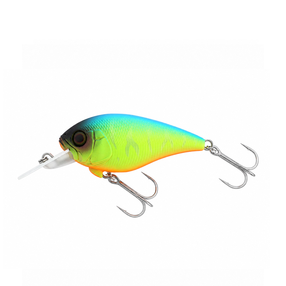 Jackall Master Crank 47 MR 47mm 6.2g Blue Back Chartreuse Tiger
