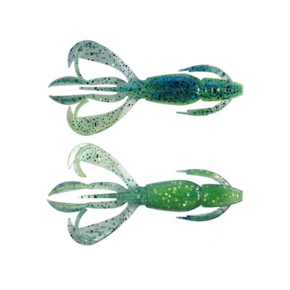 Keitech Crazy Flapper 2" 5.1cm 1g LT60T LT Blue X Chart 8pcs