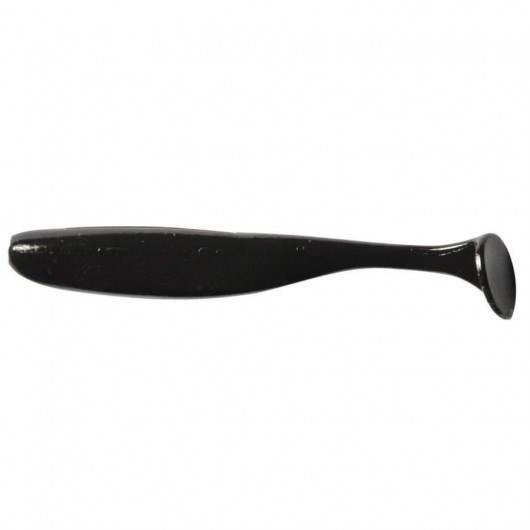 Keitech Easy Shiner 3" 7.6cm 2.2g 001S Black 10pcs