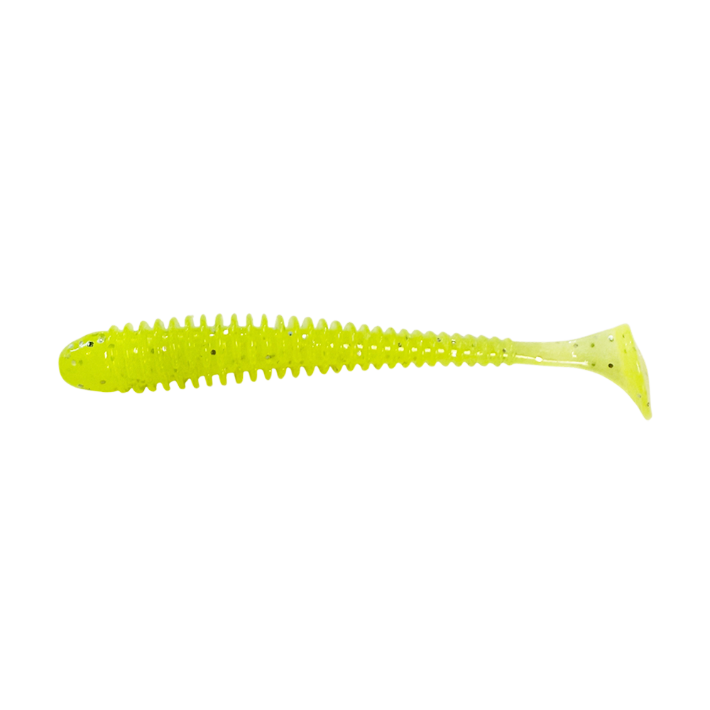 Keitech Swing Impact 3" 7.6cm 2.1g LT25S Toxic Chart 10pcs