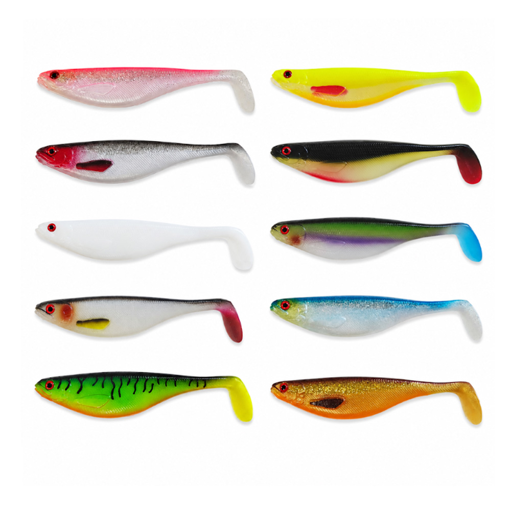 PRO FL PikeTeez 12cm 16g Soft Lure Set 10pcs 