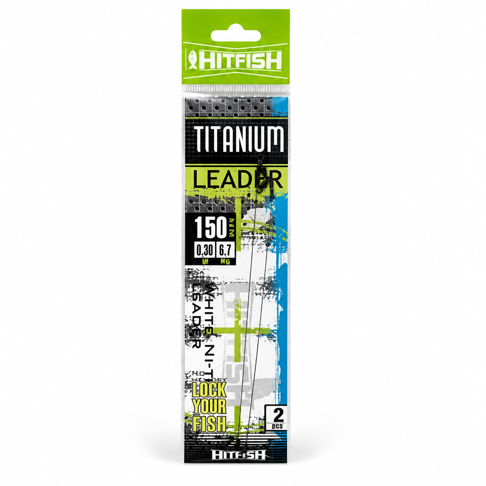 Hitfish Titanium Leader 20cm 0.40Ø 17.6kg 2vnt