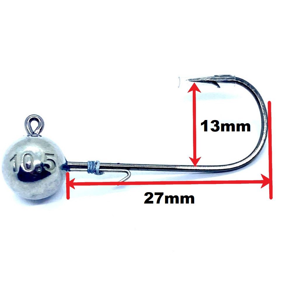 Tungsten JigHead #1 2.6g Natural