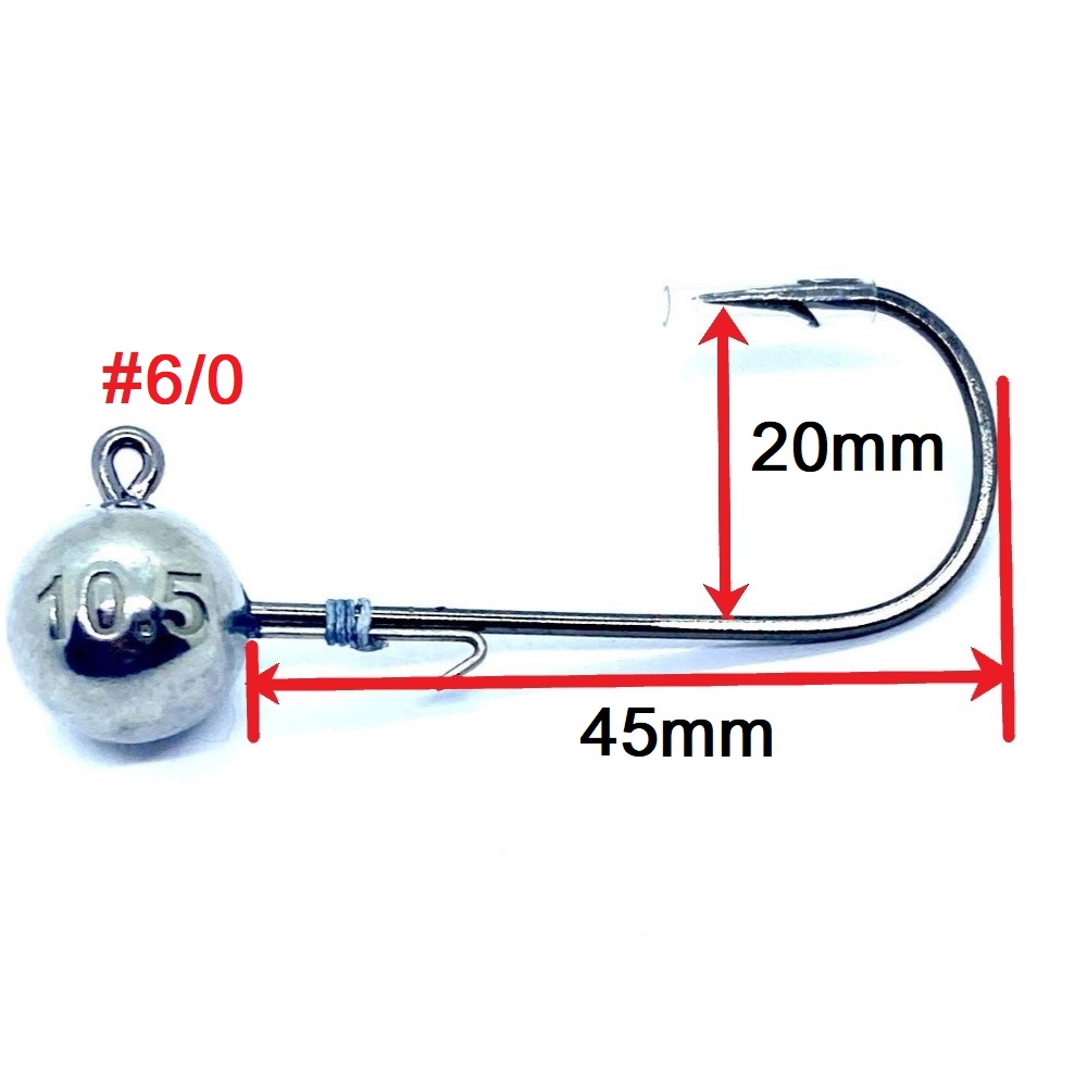 Volframinis galvakablis #6/0 10.6g (Tungsten JigHead)