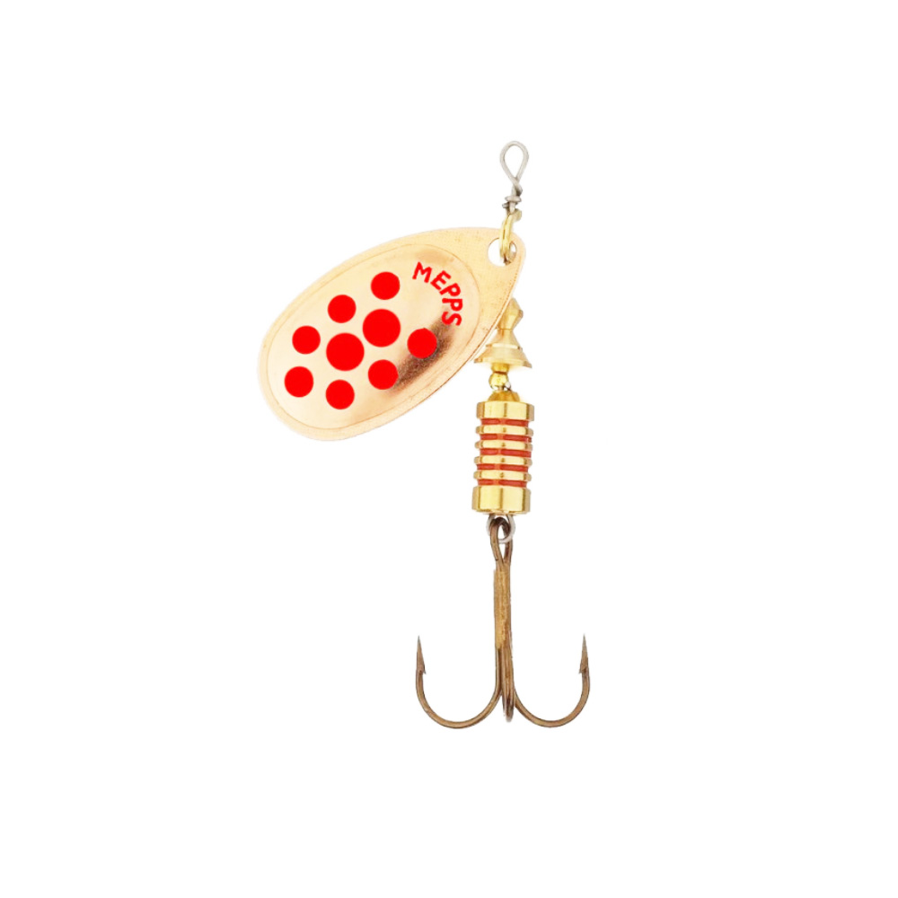 Mepps Aglia Decoree Copper Red Dots 3# 6,5g